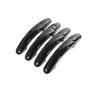 NOHEEU cubierta manija puerta exterior Cubierta Manija Puerta Exterior Coche Pegatina Embellecedora Estilo Para Ford Para Ranger Para Everest 2012 2013-2017(Negro)