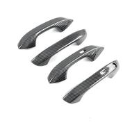 NOHEEU cubierta manija puerta exterior Cubierta Manija Puerta Exterior Coche Pegatina Protectora Decorativa Para Vw Para Golf Mk8 GTE GTD GTI R 2020~2025(Style 3 LHD)