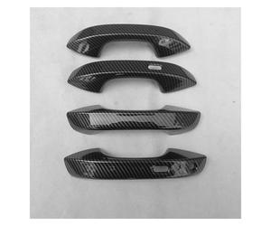 NOHEEU cubierta manija puerta exterior Cubierta Manija Puerta Lateral Coche Adhesivos Embellecedores Para VW Para Multivan T7 VII 2022 2023 2024