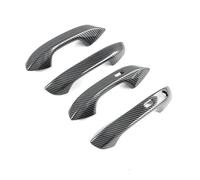 NOHEEU cubierta manija puerta exterior Pegatinas Accesorios Decorativos Para Cubierta Manija Puerta Coche Para Vw Para Golf Mk8 GTE GTD GTI R 2020~2025(Style 3)