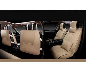 NOHEEU Fundas De Cuero Lujo para Asientos Automóviles, Universales para, Accesorios Interiores, Estilo Coche para BMW E46 Accesorios