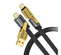 NOHON Cable de carga múltiple 4 en 1: cable de carga multirápida de 1,2 m con USB A/USB C a tipo C [65W]/PD [27W] cable de carga trenzado de nailon compatible con iPhone, Android, Samsung, Galaxy