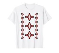 NOI Suntem Romani - Motivos de Arte Popular rumano Tradicional Camiseta