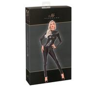 Noir - mono largo efecto piel de serpiente (negro) - XL