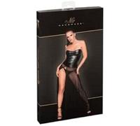 Noir Handmade Vestido erótico de cuero y látex para mujer Kleid lang S