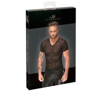 Noir Leo Camisa para hombre Black M