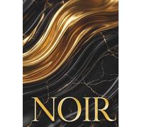 Noir: Oversized Decorative Book for Coffee Tables, Sideboards and Shelf Styling | Black Marble and Gold Vein Art Cover | Stack Deco Books to Create a Dramatic Luxury Home Look (LuXe)