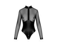 Noir Project Fetish Body con grandes anillos para pezones para mujer Negro L