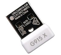 NoirVogel Adaptador de receptor de mouse USB de repuesto para teclado mecánico inalámbrico Logitech G915 X Lightspeed (blanco)
