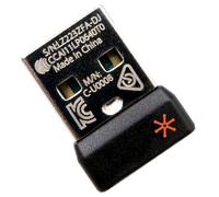 NoirVogel Nuevo receptor unificador USB para mouse y teclado compatible con cualquier producto Logitech que muestre el logotipo Unifying (estrella naranja, conecta hasta 6 dispositivos)