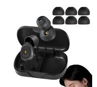 Noise Cancelling Ear Plugs | Silicone Hearing Protection Earplugs | Reusable Soft Ear Plugs | for Sleeping Snoring Travel Airplane Work Concert Festival Motorcycle Construction Focus