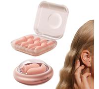 Noise Cancelling Ear Plugs - Sound Blocking Studying Earplugs, Comfortable Noise Reduction Plugs with Soft Silicone Fit, Reutilizable Hearing Protection for Sleep, Study, Travel, Conciertos y