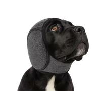 Noise Cancelling Ear Wrap, Dog No Shake Ear Muffs Noise Protection Firework Thunder Vacuum, Adjustable Calming Dog Ear Protection, Soft Breathable for Grooming, for Grooming Bathing & Swimming (2,L)