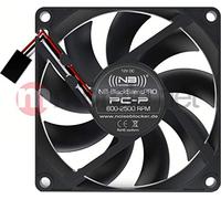 NOISEBLOCK PCP - Noiseblocker BlackSilent Pro Ventilador PCP, 80 mm