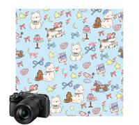 Noiseless Fabric Adhesive Wrap, Open Lay Flat Makeup Bag Organizer for Cosmetics, Screen Protection, Lipstick, Loción, Diseñador, Eyeshadow and Travel Equipments, Mixed Color