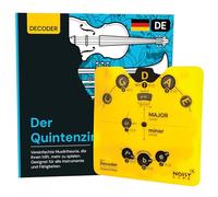 Noisy Clan - Círculo de Quintas + Libro de Teoría Musical en Alemán - Herramienta Pro con Rueda de Acordes y Soporte Origami - Para Guitarristas, Estudiantes y Compositores