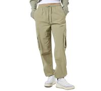 Noisy May Nmkirby HW Cargo Pant Noos Pantalones, Saga, XS para Mujer
