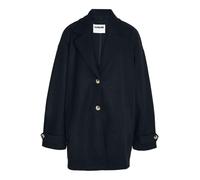 Noisy may Nmalicia LS Oversize Blazer Noos Abrigo Corto, Negro, XL para Mujer