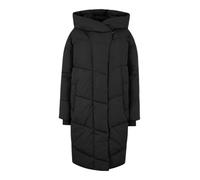 NOISY MAY Abrigo de Invierno Acolchado con Capucha Largo Chaqueta Acolchada Cálida Acolchada Blouson Forrado NMNEW Tally, Color:Negro-2, Talla:S