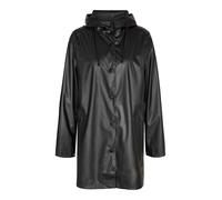 NOISY MAY Nmsky L/S A-line Raincoat Noos Impermeable, Mujer, Negro, XS