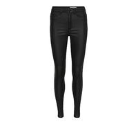NOISY MAY Callie High Waist Skinny Coated Mujer Tejanos Negro M