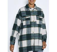 Noisy May Camisa de mujer de manga larga con abotonado frontal. Blanco 36 (S)