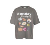 Noisy May Camiseta de mujer con motivos de desayuno y texto Sunday Breakfast