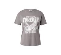 Noisy may Camiseta 'NMBrandy' gris / esmeralda / offwhite L gris / esmeralda / offwhite