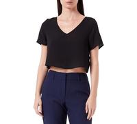 Noisy may Camiseta para Mujer Nmclara S/S con Cuello en V, Negro, L