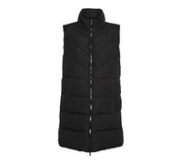 Noisy may Chaleco Largo Maxi Acolchado Acolchado Acolchado Chaqueta hasta la Pantorrilla sin Mangas y Capucha NMDALCON, Negro, L