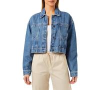 NOISY MAY Chaqueta Vaquera de Mujer Botones y Bolsillos de Solapa, Color:Azul-3, Talla:S