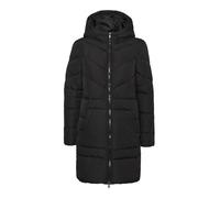 NOISY MAY Dalcon Long Mujer Abrigo de Invierno Negro 100% poliéster
