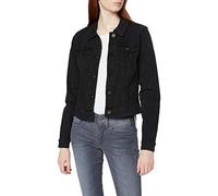 NOISY MAY Debra Black Wash Denim Mujer Chaqueta Tejana Negro L