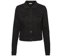 Noisy May Nmdebra L/S Black Denim Jacket Noos S Negro