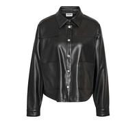 NOISY MAY Moderna Chaqueta Damas Cuero Druckknöpfen