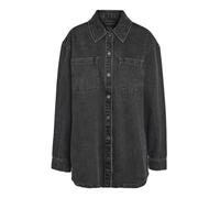 Noisy may Mujer Nmalva L/S DNM Shacket Az387Bl FWD Noos, Black Denim, L, Black Denim, L