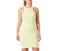 Noisy may Mujer Nmmaya S/L Halter Cuello Vestido, Amarillo Lima pálido, L