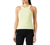 Noisy may Mujer Nmmaya S/L Halter Neck Top Noos, Amarillo Lima pálido, M