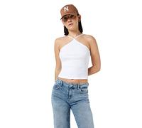 Noisy may Mujer Nmmaya S/L Noos Top, Blanco Brillante, XS