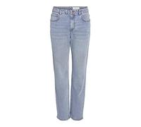 Noisy may Nmalicia LS Oversize Blazer Curve Noos Abrigo, Mezclilla De Color Azul Claro, 29W x 32L para Mujer