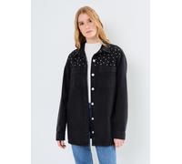 Noisy May NMALVA LS OVERSIZE STUD SHACKET AZ387BL S Negro