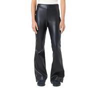 Noisy may Nmandy Pasa PU HW Flared Pants Noos Pantalón Acampanado, Negro, S Mujeres