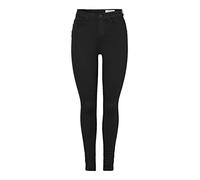 Noisy may Nmcallie HW Powr Shpe Vi308bl Noos-Vaqueros Pantalones, Negro, 29W x 32L para Mujer