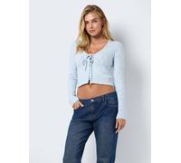 Noisy May NMCASSY LS CROP KNIT CARDIGAN FWD DD S Azul