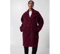 Noisy May NMCICI OVERSIZED COAT BF M Burdeos