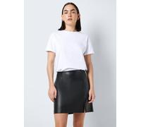 Noisy May Nmclara Penny Pu Hw Slit Skirt Noos M Negro