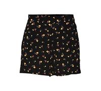 Noisy may Nmclara Smiley NW Shorts Noos Pantalones Cortos, Black/AOP: Flower, L (Pack de 8) para Mujer