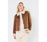 Noisy May NMDILA L/S SHORT SHEARLING JACKET L Marrón