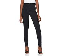 NOISY MAY NMElla Super High Jeans Mujer Tejanos Negro XL