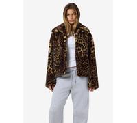 Noisy May NMEVE LEO FUR JACKET M Marrón